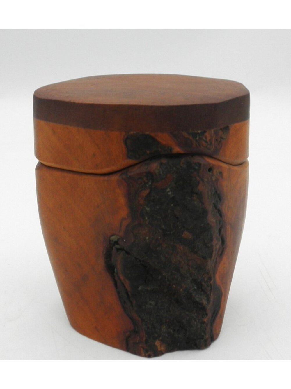 Handcrafted Burl Wood Ring Box or Trinket Box Natural Edge Unique Style